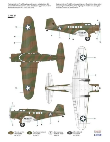 Delta 1D/E US Transport plane, 1/72 - Special Hobby 100-SH72329