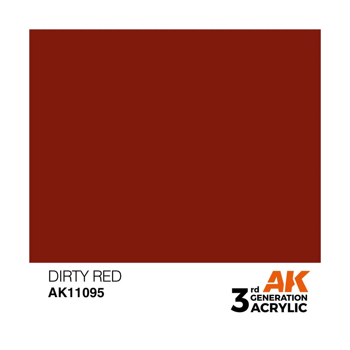 Dirty Red 17ml - AK Interactive AK11095 Dirty Red 17ml - AK Interactive AK11095