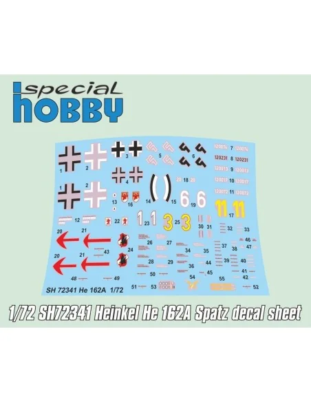 [NO_DESC] Heinkel He 162 Spatz, 1/72 - Special Hobby 100-SH72341