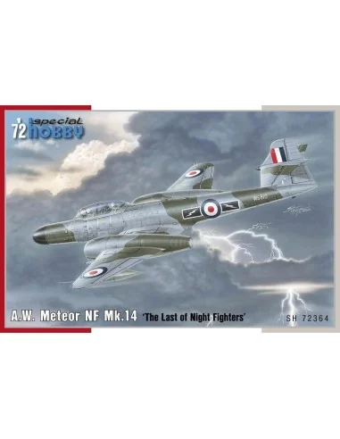 A.W. Meteor NF Mk.14 The Last of Night Fighters, 1/72 - Special Hob...