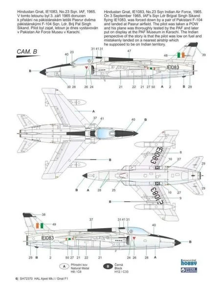 Ajeet Mk.I"Indian Light Fighter", 1/72 - Special Hobby 100-SH72370