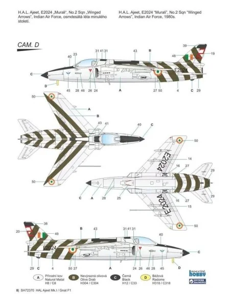 Ajeet Mk.I"Indian Light Fighter", 1/72 - Special Hobby 100-SH72370