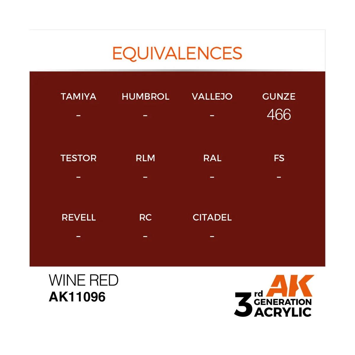 Wine Red 17ml - AK Interactive AK11096