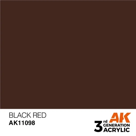 Black Red 17ml - AK Interactive AK11098 Black Red 17ml - AK Interactive AK11098