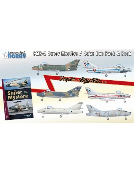 SMB-2 Super Mystere Duo Pack & Book, 1/72 - Special Hobby 100-SH72417