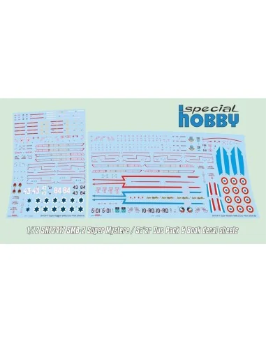 SMB-2 Super Mystere Duo Pack & Book, 1/72 - Special Hobby 100-SH72417
