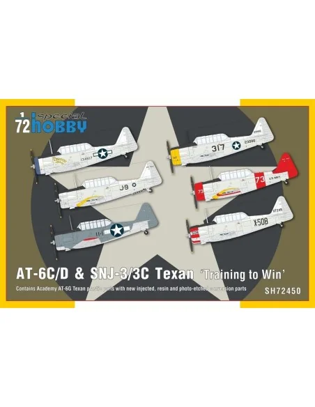 AT-6C/D & SNJ-3/3C Texan Training to Win, 1/72 - Special Hobby 100-...