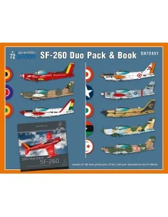 SIAI-Marchetti SF-260 Duo Pack & Book, 1/72 - Special Hobby 100-SH7...