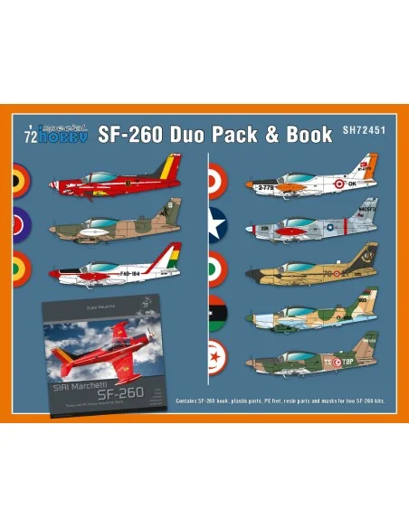 [NO_DESC] SIAI-Marchetti SF-260 Duo Pack & Book, 1/72 - Special Hob...