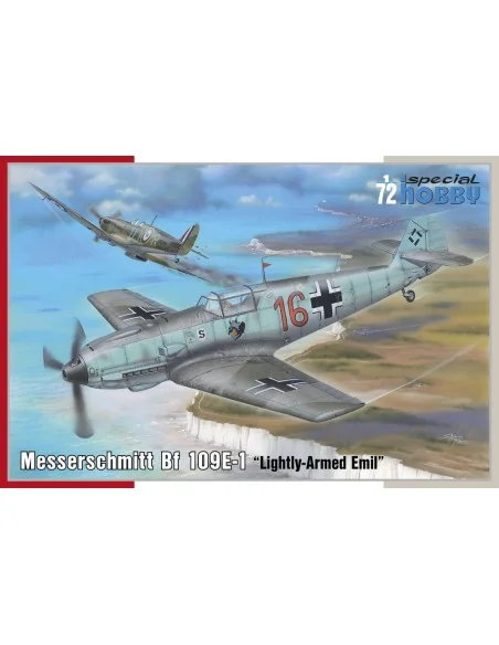 Messerschmitt Bf 109E-1 Lightly-Armed Emil, 1/72 - Special Hobby 10...