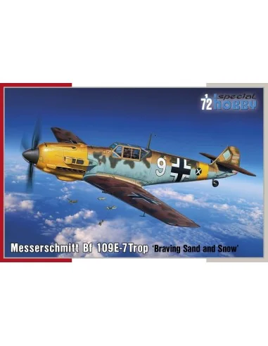 Messerschmitt Bf 109E-7Trop Braving Sand and Snow, 1/72 - Special H...