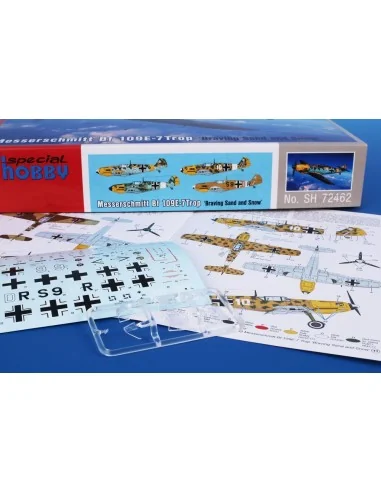 Messerschmitt Bf 109E-7Trop Braving Sand and Snow, 1/72 - Special H...