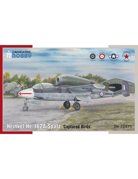 Heinkel He 162A Spatz 'Captured Birds', 1/72 - Special Hobby 100-SH...