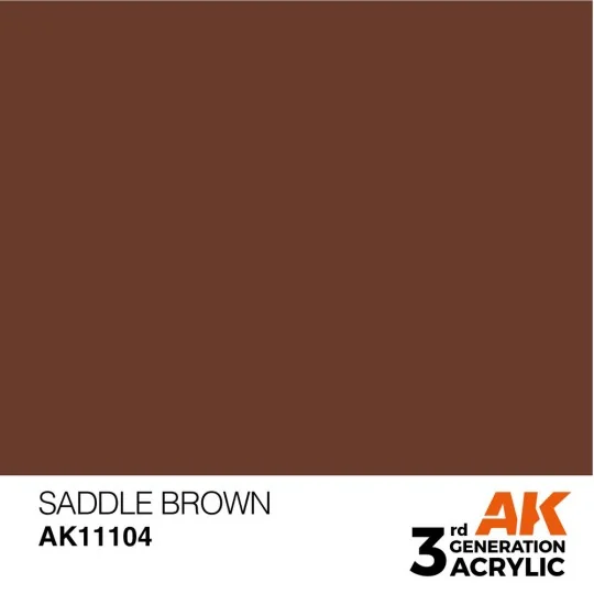 Saddle Brown 17ml - AK Interactive AK11104 Saddle Brown 17ml - AK Interactive AK11104