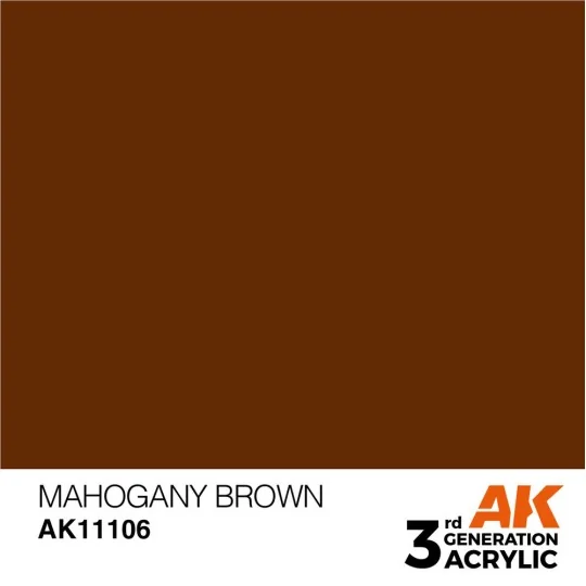 Mahogany Brown 17ml - AK Interactive AK11106 Mahogany Brown 17ml - AK Interactive AK11106