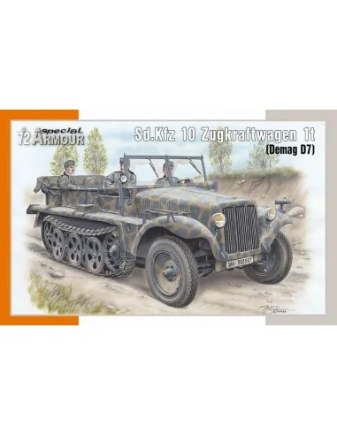 Sd.Kfz 10 Zugkraftwagen 1t (Demag D7), 1/72 - Special Hobby 100-SA7...