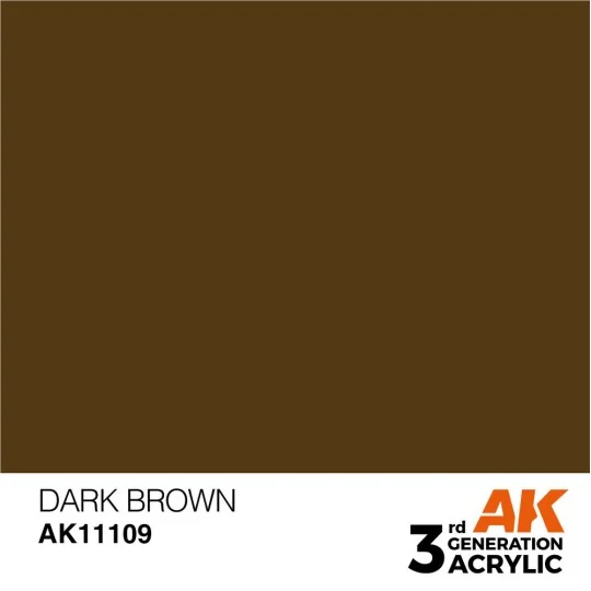 Dark Brown 17ml - AK Interactive AK11109 Dark Brown 17ml - AK Interactive AK11109