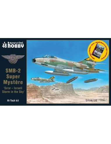 SMB-2 Super Mystère 'Sa’ar – Israeli Storm in the Sky' 1/48 Kit+Boo...