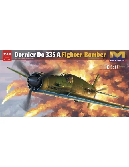 [NO_DESC] Dornier Do335A Fighter Bomber, 1/32 - HongKong Model 01E08