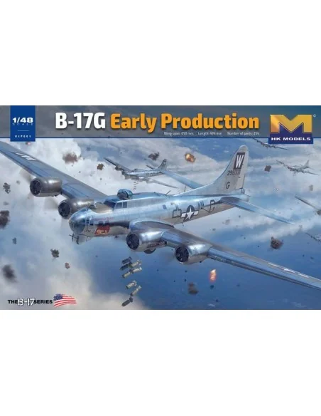 B-17G Early Production, 1/48 - HongKong Model 01F001