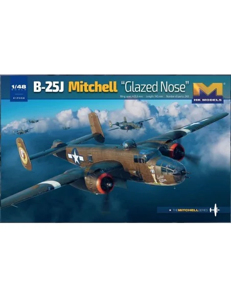 B-25J Glazed Nose, 1/48 - HongKong Model HKM01F008