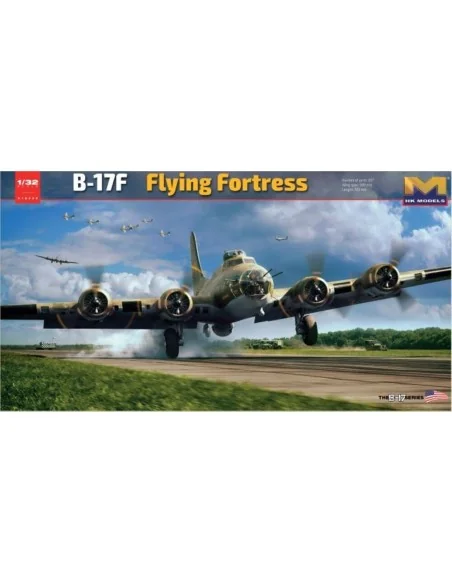 B-17F flying fortress F version, 1/32 - HongKong Model HKM01E029