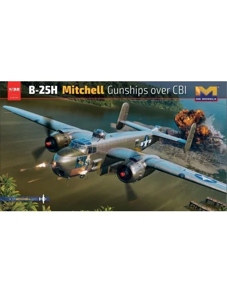 B-25H Mitchell Gunship Over CBI, 1/32 - HongKong Model HKM01E037