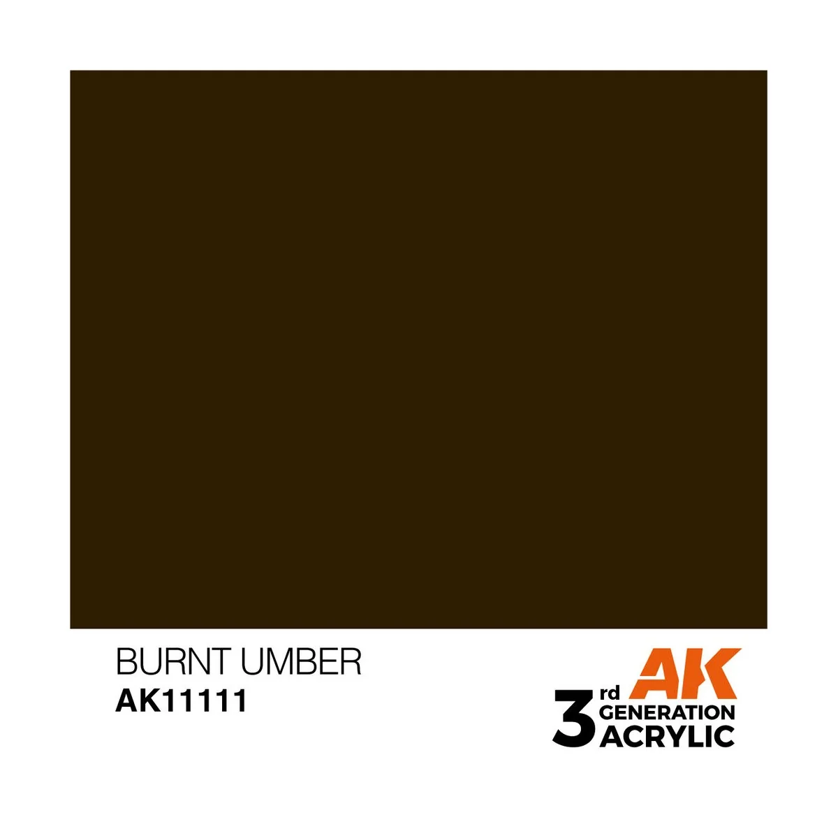 Burnt Umber 17ml - AK Interactive AK11111 Burnt Umber 17ml - AK Interactive AK11111