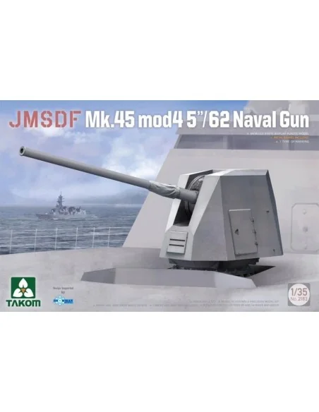JMSDF Mk.45 mod45''/62, 1/35 - Takom TAK2183