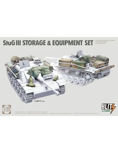 StuG III STORAGE & EQUIPMENT SET, 1/35 - Takom TAK8018
