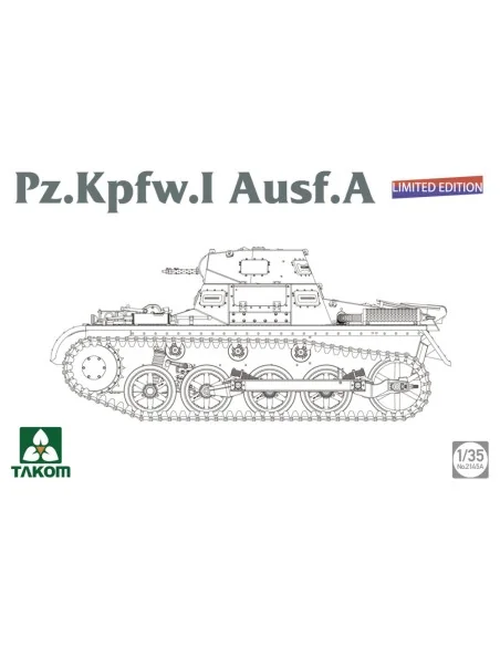 [NO_DESC] Pz.Kpfw.I Ausf.A Limited edition, 1/35 - Takom TAK2145A