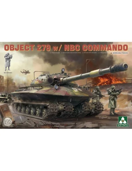 [NO_DESC] OBJECT 279 w/NBC COMMANDO, 1/35 - Takom TAK2188