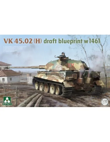 VK 45.02 (H) Draft Blueprint w 1461, 1/35 - Takom TAK2191