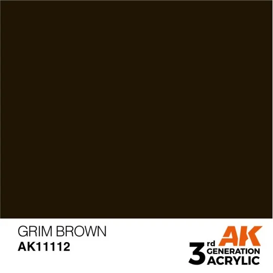 Grim Brown 17ml - AK Interactive AK11112