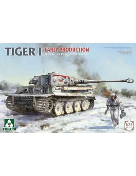 TIGER I EARLY-PRODUCTION Sd.Kfz.181 Pz.Kpfw.VI Ausf.E, 1/35 - Takom...