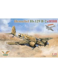 Henschel Hs 129 B-2 w/INTERIOR + BONUS (CLEAR PARTS), 1/48 - Takom ...