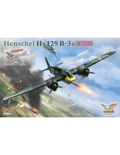 Henschel Hs 129 B-3 w/INTERIOR + BONUS (CLEAR PARTS), 1/48 - Takom ...