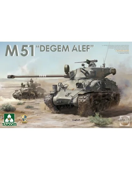 [NO_DESC] M51 DEGEM ALEF, 1/35 - Takom TAK2208
