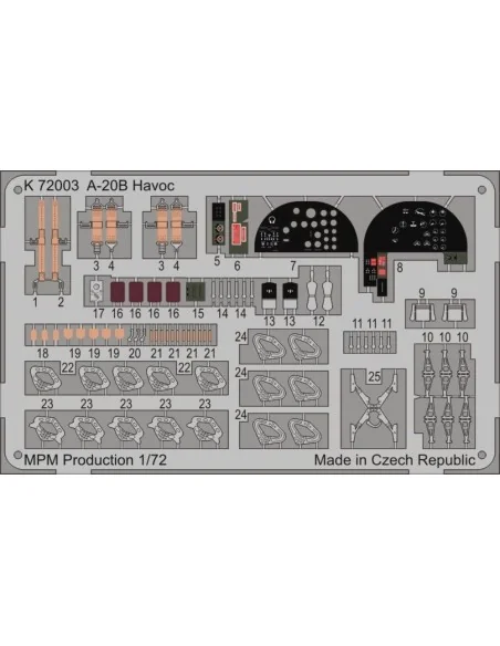 A-20B Havoc for MPM 72557, 1/72 - MPM 100-K72003