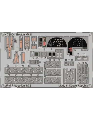 Boston Mk.II for MPM 72559, 1/72 - MPM 100-K72004