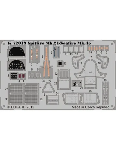 Spitfire Mk.21/Seafire Mk.45, 1/72 - MPM 100-K72019