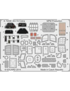 AH-1S Cobra Coloured photo-etched parts, 1/72 - MPM 100-K72030