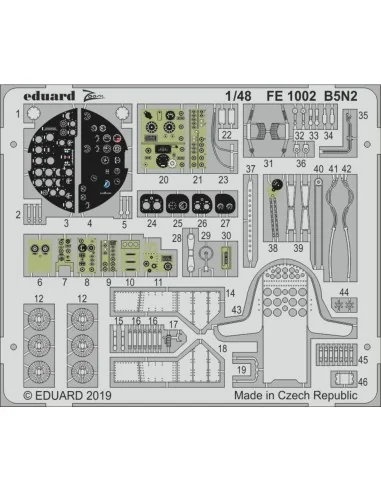 B5N2 for Hasegawa, 1/48 - Eduard Accessories FE1002
