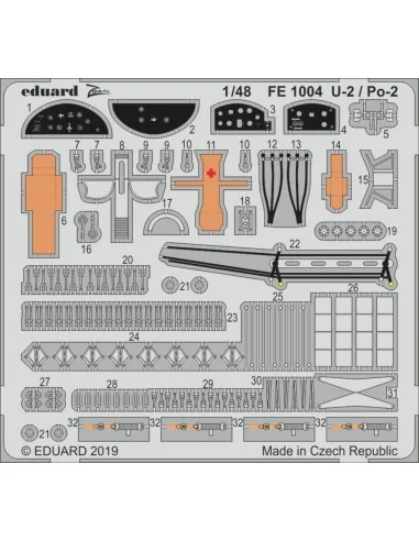 U-2 / Po-2 for ICM, 1/48 - Eduard Accessories FE1004