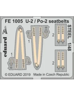 [NO_DESC] U-2 / Po-2 seatbelts STEEL for ICM, 1/48 - Eduard Accesso...