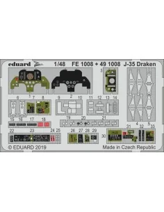 J-35 Draken for Hasegawa, 1/48 - Eduard Accessories FE1008