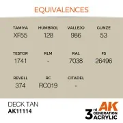 Deck Tan 17ml - AK Interactive AK11114 Deck Tan 17ml - AK Interactive AK11114