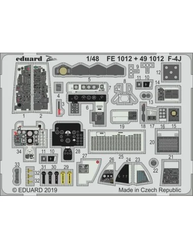 F-4J for Academy, 1/48 - Eduard Accessories FE1012