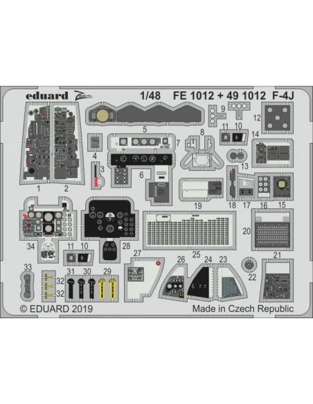 F-4J for Academy, 1/48 - Eduard Accessories FE1012