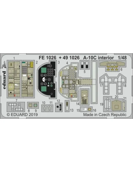 A-10C for Italeri, 1/48 - Eduard Accessories FE1026